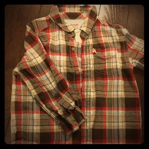 $2 Genuinekids plaid button down. Make a bundle.